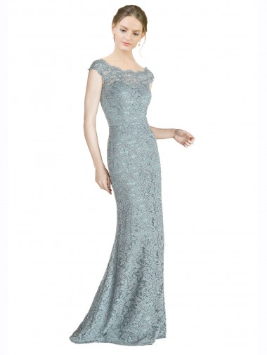 Acquista Stile sirena Pizzo Lunga Abiti da damigella donore / Abiti da ballo