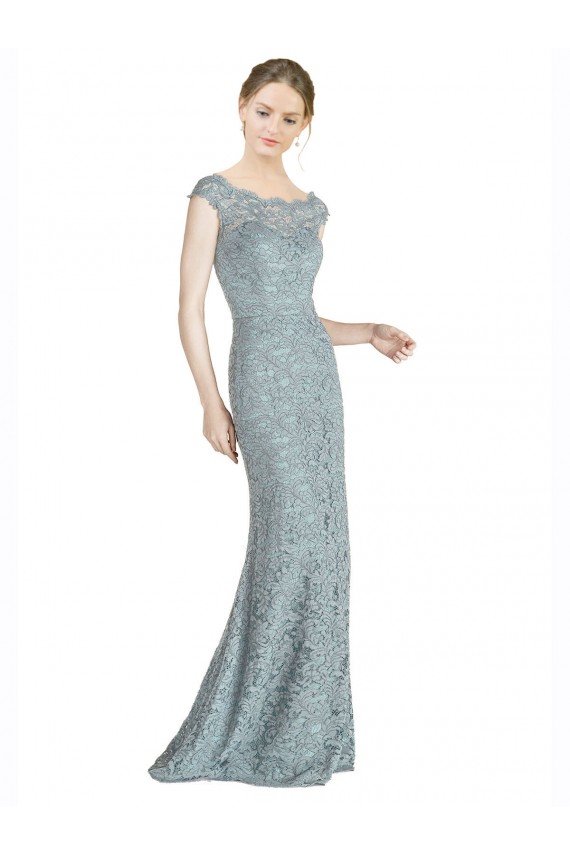 Acquista Stile sirena Pizzo Lunga Abiti da damigella donore / Abiti da ballo