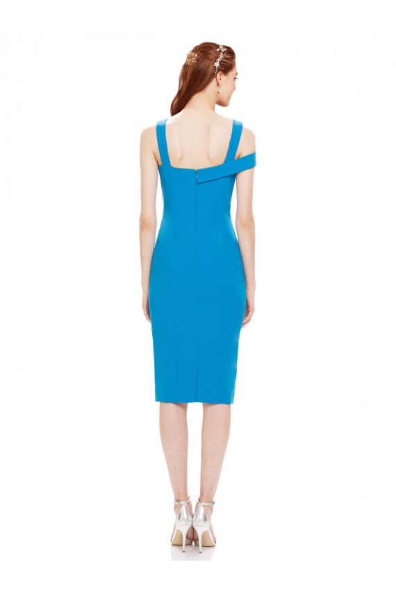 Acquista Stile sirena cocktail Crespo Elastico Corto Abiti da damigella donore / Abiti da sera / Abiti da cocktail