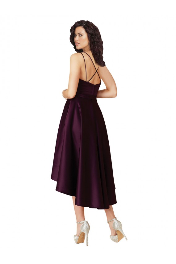 Acquista Vinaccia Linea A Innamorato Scoop Neck Raso Corto Abiti da damigella donore / Abiti da ballo