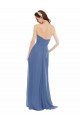 Acquista Windsor Blu Linea A Innamorato Chiffona Lunga Abiti da damigella donore